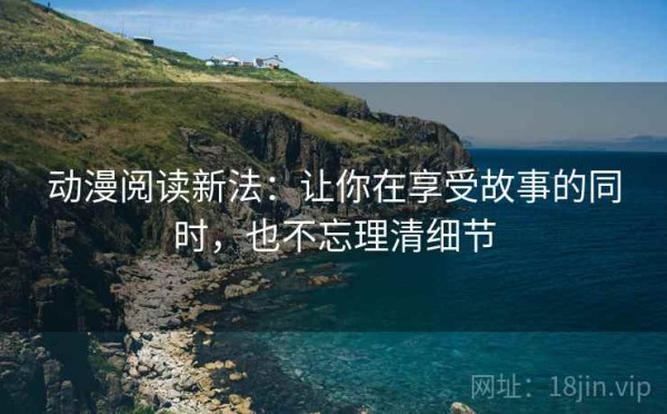 动漫阅读新法：让你在享受故事的同时，也不忘理清细节